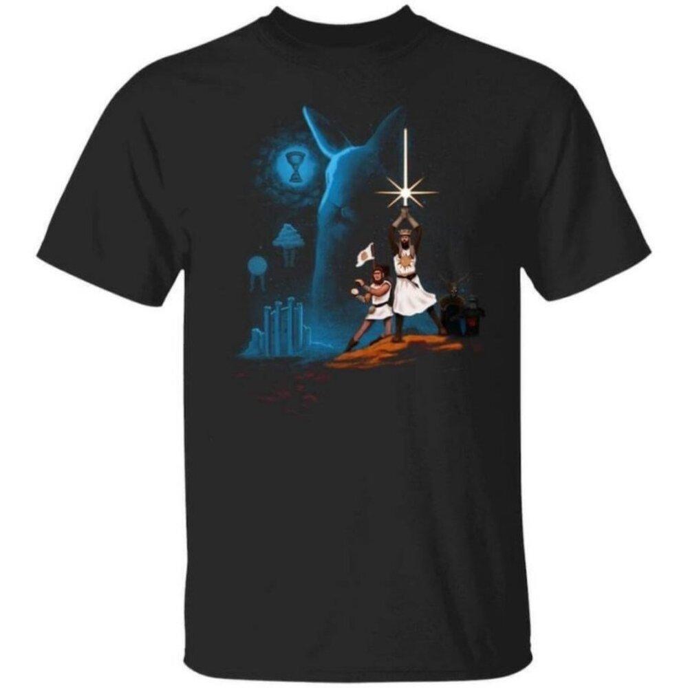 Monty Python And The Holy Grail Movie Comedy Classic Film Fan Graphic T-Shirt
